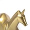 Decorative Gold Modern Geometric Unicorn Sculpture Figurine, Sitting Unicorn Statue Ring Holder